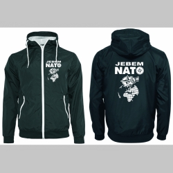 Jebem NATO šuštiaková bunda čierna materiál povrch:100% nylon, podšívka: 100% polyester, pohodlná,vode a vetru odolná